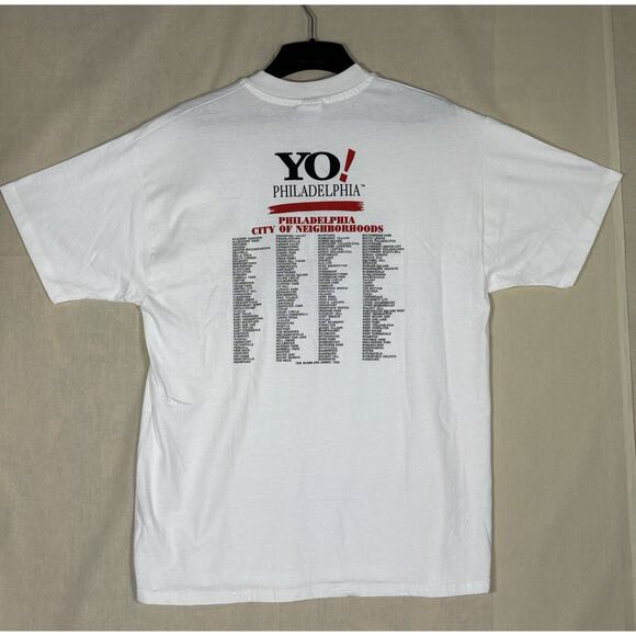 Yo Philadelphia City Of Neighborhoods Single Stitch T-shirt Men XL - Picture 10 of 16